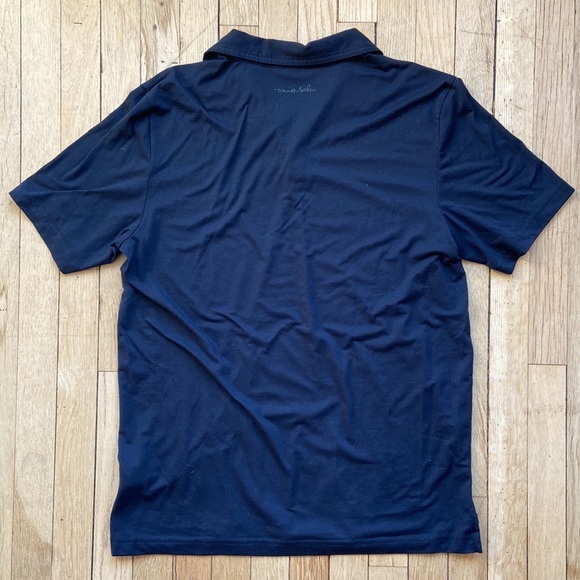 Travis Mathew Mens Polo Black Size Large Polyester Short Sleeve Comfy - Picture 5 of 6